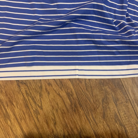 Vineyard Vines V-Neck Mixed Stripe Dress Blue White NWOT Size Small Womens - Picture 7 of 7